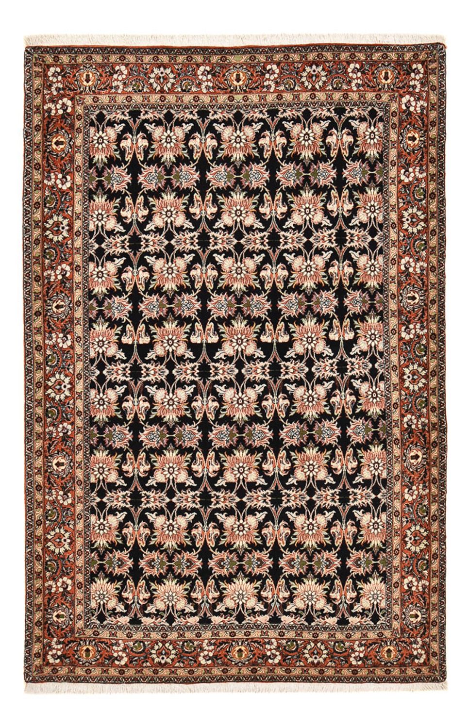 Tappeto Persero - Bidjar - 223 x 140 cm - blu scuro