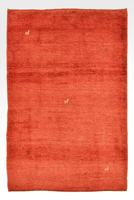 Tappeto Gabbeh - Persero - 173 x 126 cm - rosso