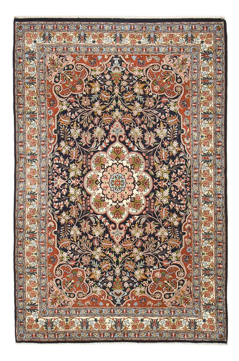 Tappeto Persero - Bidjar - 304 x 200 cm - blu scuro