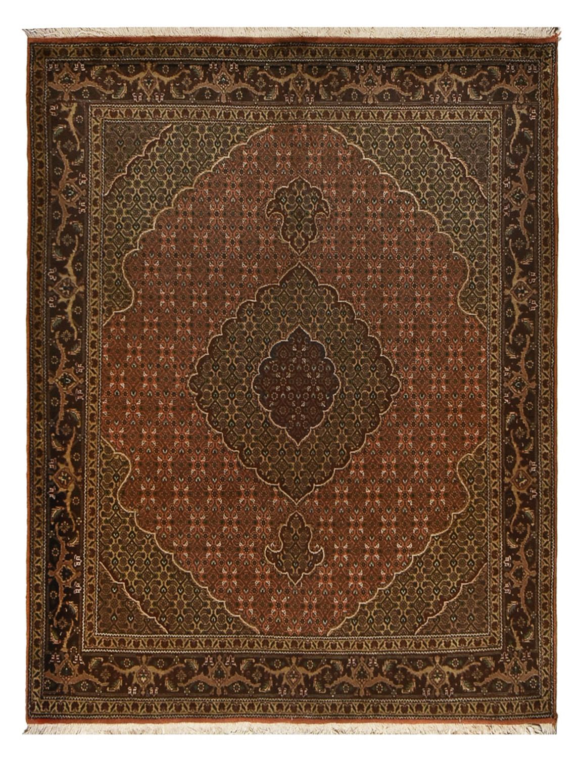 Tappeto Persero - Tabriz - Reale - 198 x 152 cm - rosso chiaro