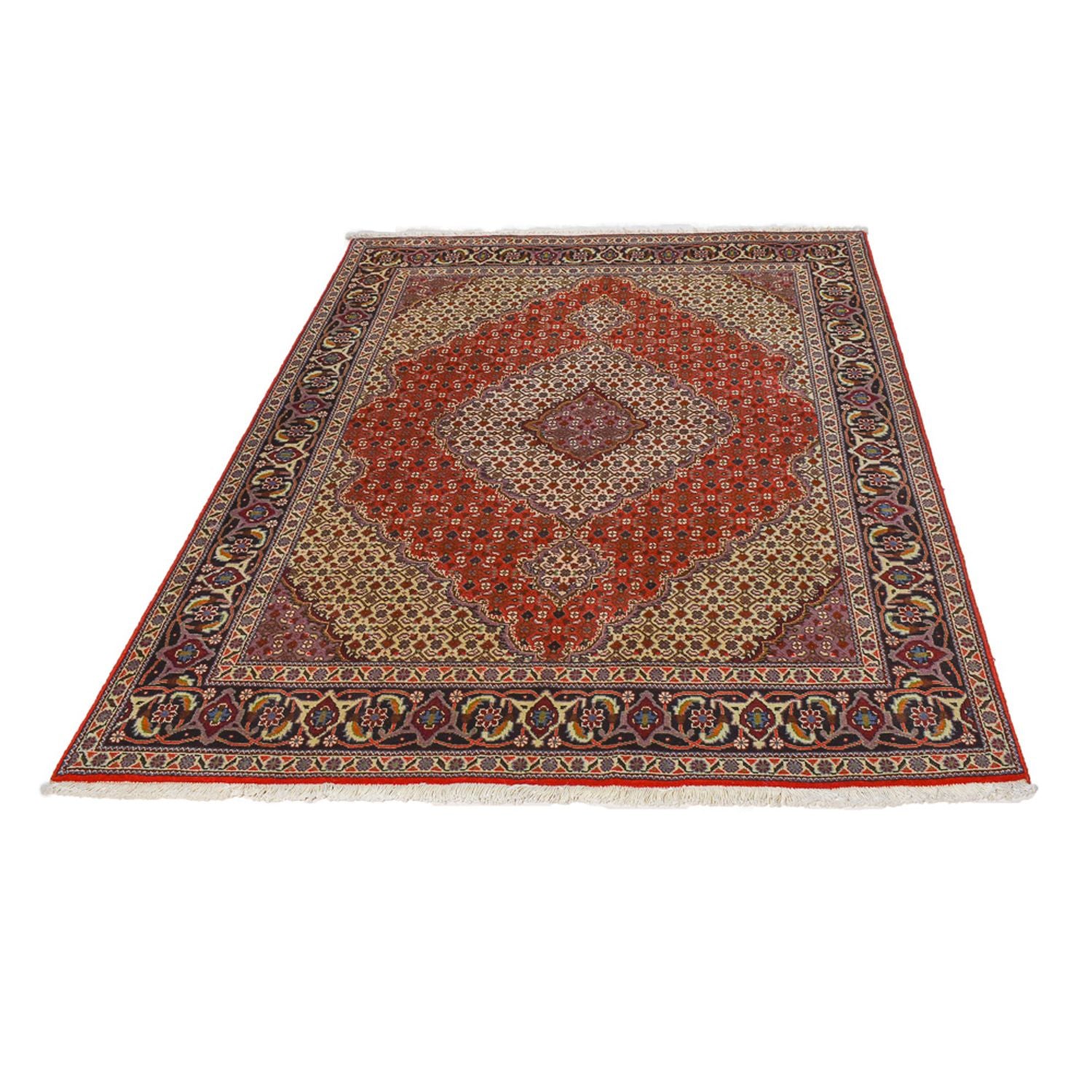 Tappeto Persero - Tabriz - Reale - 198 x 149 cm - rosso