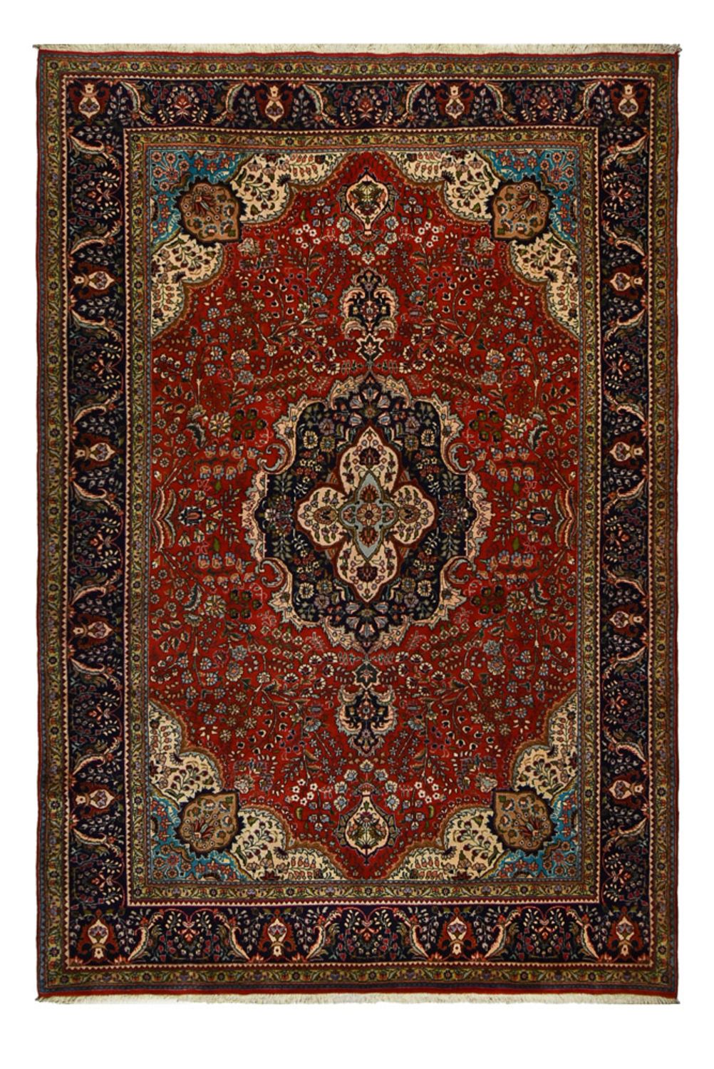 Tappeto Persero - Tabriz - Reale - 302 x 205 cm - rosso