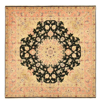 Tappeto Persero - Tabriz - Reale quadrato  - 202 x 196 cm - blu scuro