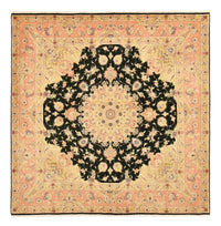 Tappeto Persero - Tabriz - Reale quadrato  - 202 x 196 cm - blu scuro