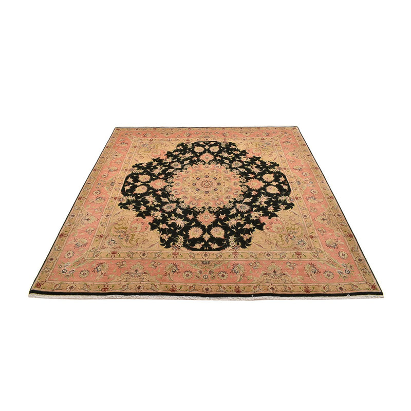 Tappeto Persero - Tabriz - Reale quadrato  - 202 x 196 cm - blu scuro