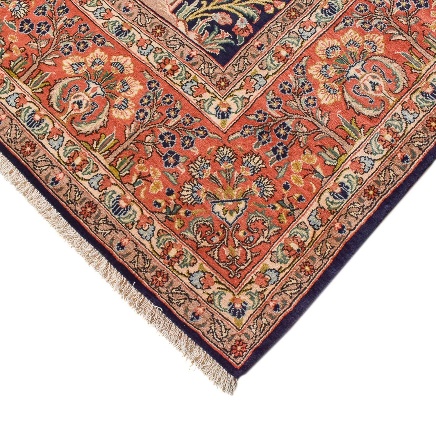 Tappeto Persero - Keshan - 375 x 252 cm - blu scuro