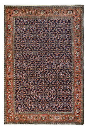 Tappeto Persero - Tabriz - 289 x 198 cm - blu scuro