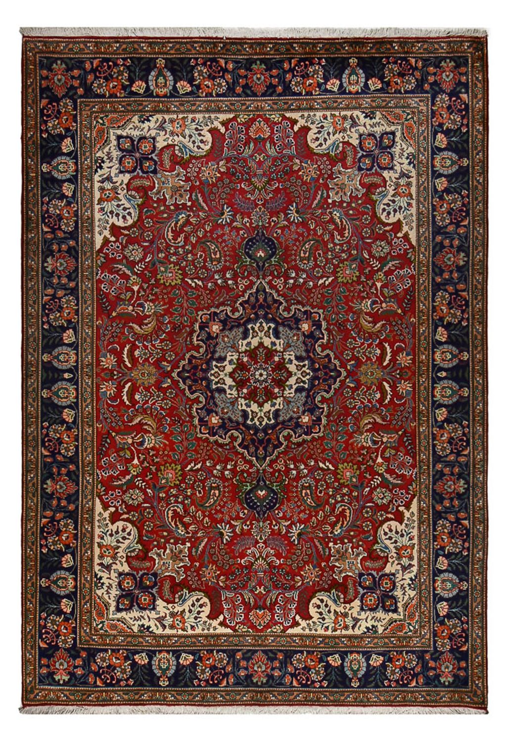 Tappeto Persero - Tabriz - 290 x 203 cm - rosso bordeaux