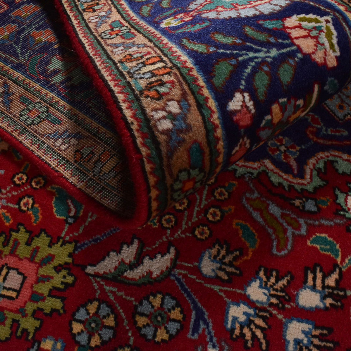 Tappeto Persero - Tabriz - 290 x 203 cm - rosso bordeaux