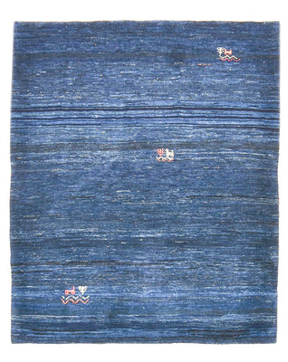 Tappeto Gabbeh - Loribaft Persero - 143 x 119 cm - blu scuro