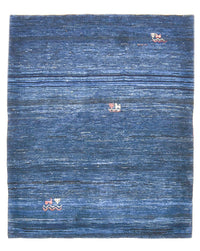 Tappeto Gabbeh - Loribaft Persero - 143 x 119 cm - blu scuro