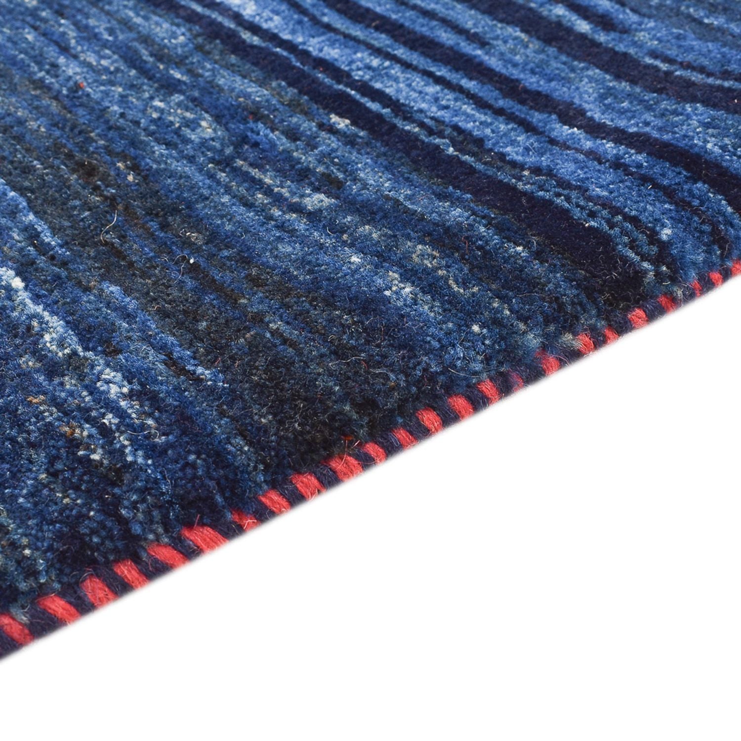 Tappeto Gabbeh - Loribaft Persero - 143 x 119 cm - blu scuro