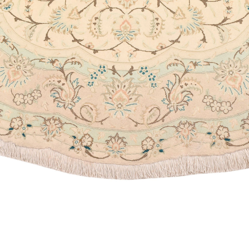 Tappeto Persero - Tabriz - Premio rotondo  - 200 x 200 cm - sabbia