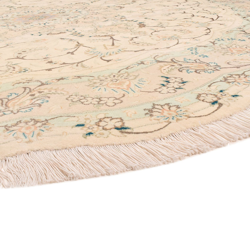 Tappeto Persero - Tabriz - Premio rotondo  - 200 x 200 cm - sabbia