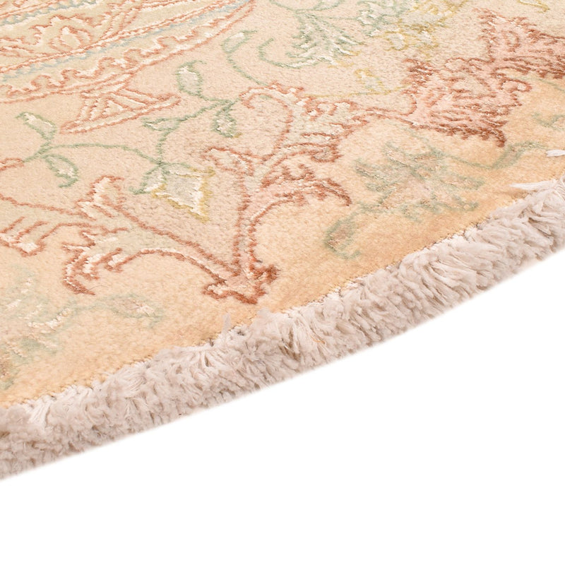 Tappeto Persero - Tabriz - Reale rotondo  - 200 x 200 cm - beige