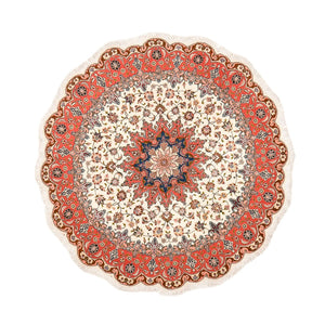 Tappeto Persero - Tabriz - Reale rotondo  - 200 x 200 cm - multicolore