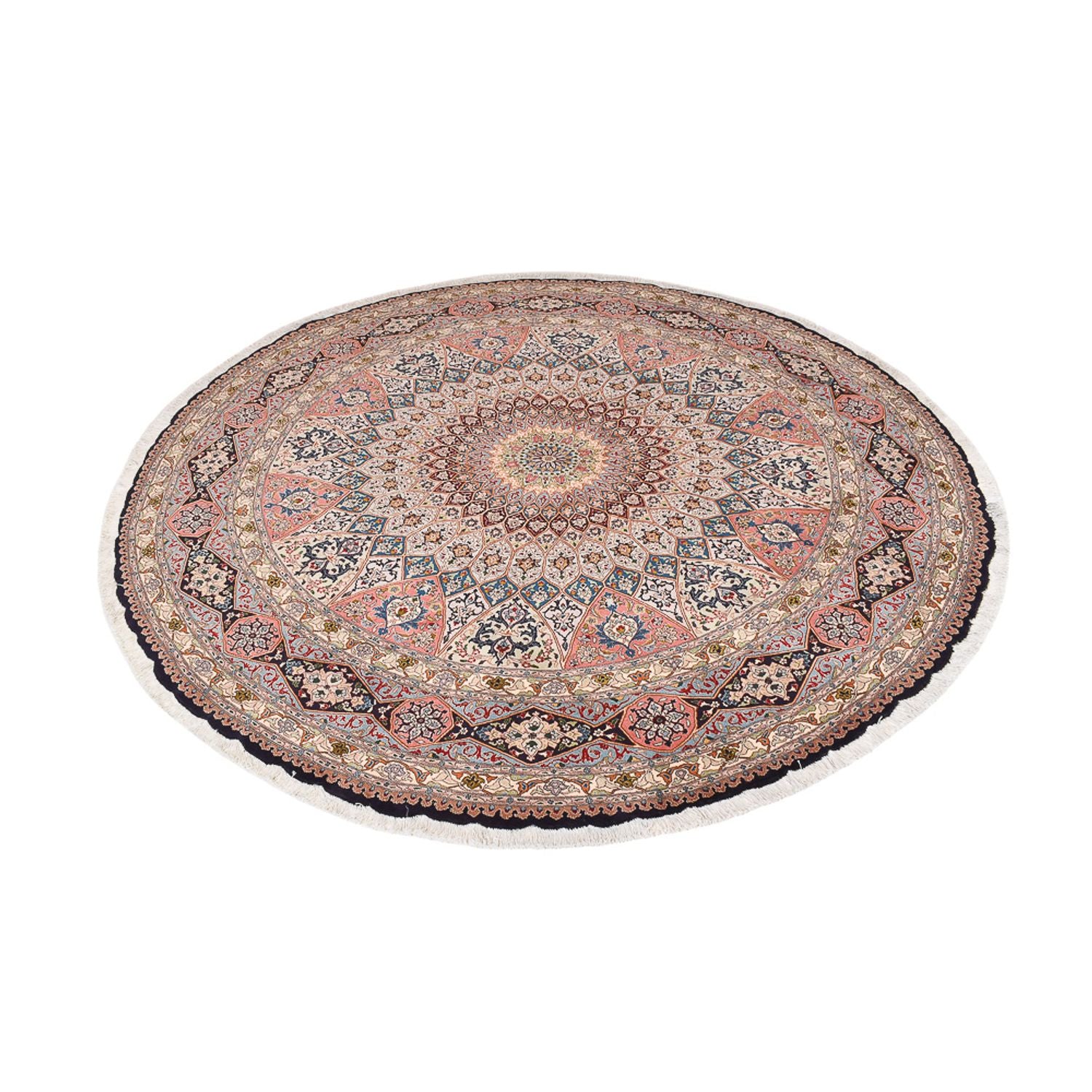 Tappeto Persero - Tabriz - Reale rotondo  - 250 x 250 cm - multicolore