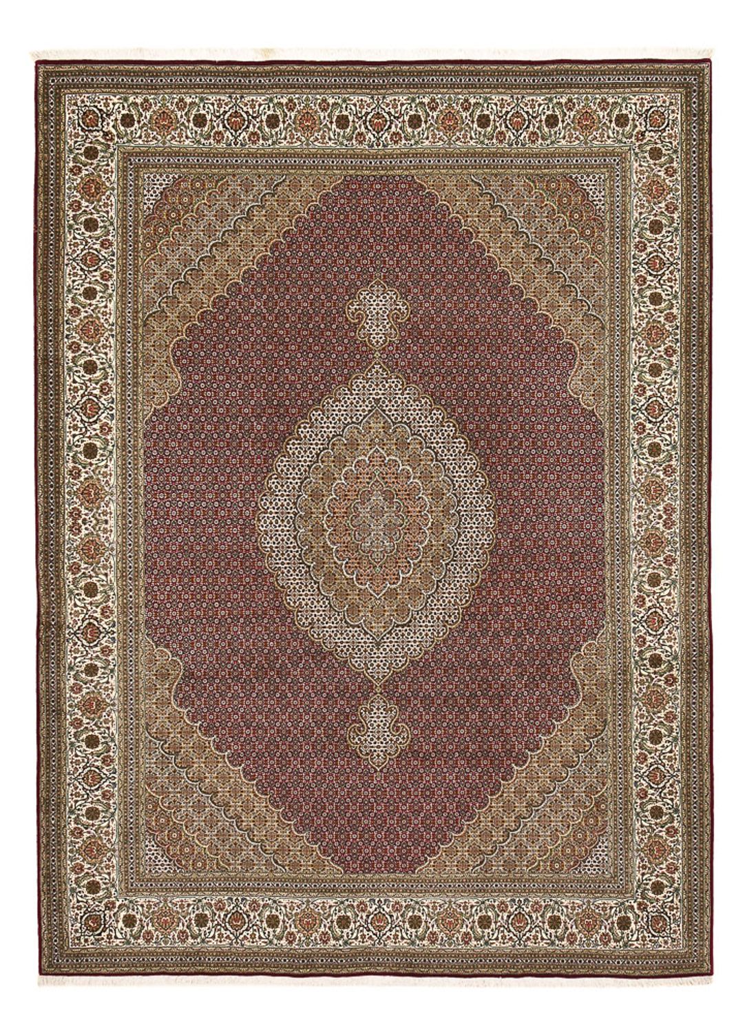 Tappeto Persero - Tabriz - Reale - 346 x 255 cm - ruggine