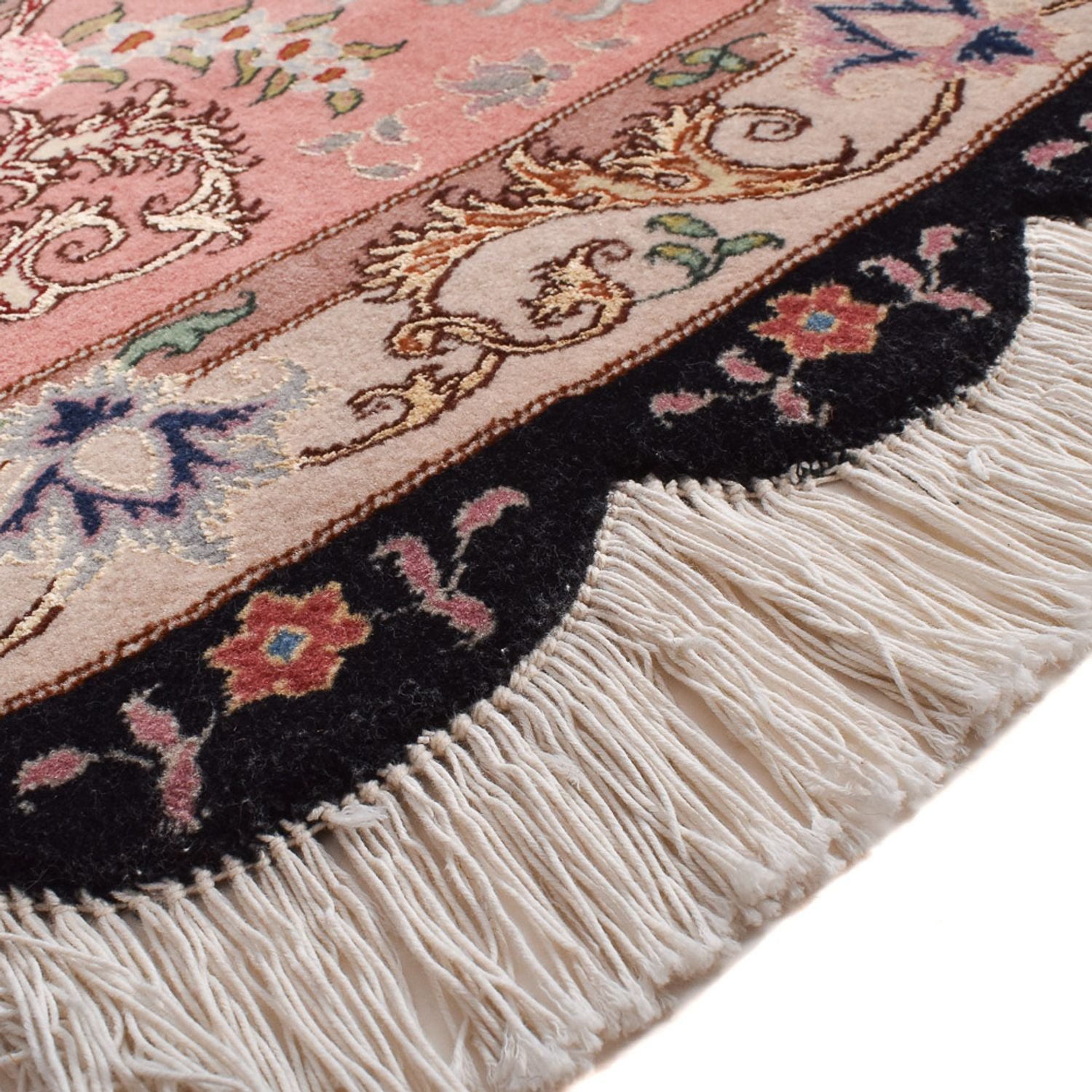 Tappeto Persero - Tabriz - Premio rotondo  - 250 x 250 cm - blu scuro