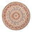 Tappeto Persero - Tabriz - Reale rotondo  - 250 x 250 cm - rosso chiaro
