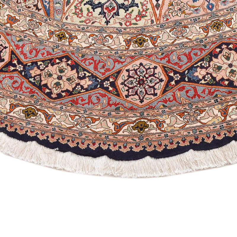 Tappeto Persero - Tabriz - Reale rotondo  - 250 x 250 cm - rosso chiaro