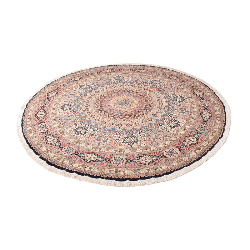 Tappeto Persero - Tabriz - Reale rotondo  - 250 x 250 cm - rosso chiaro