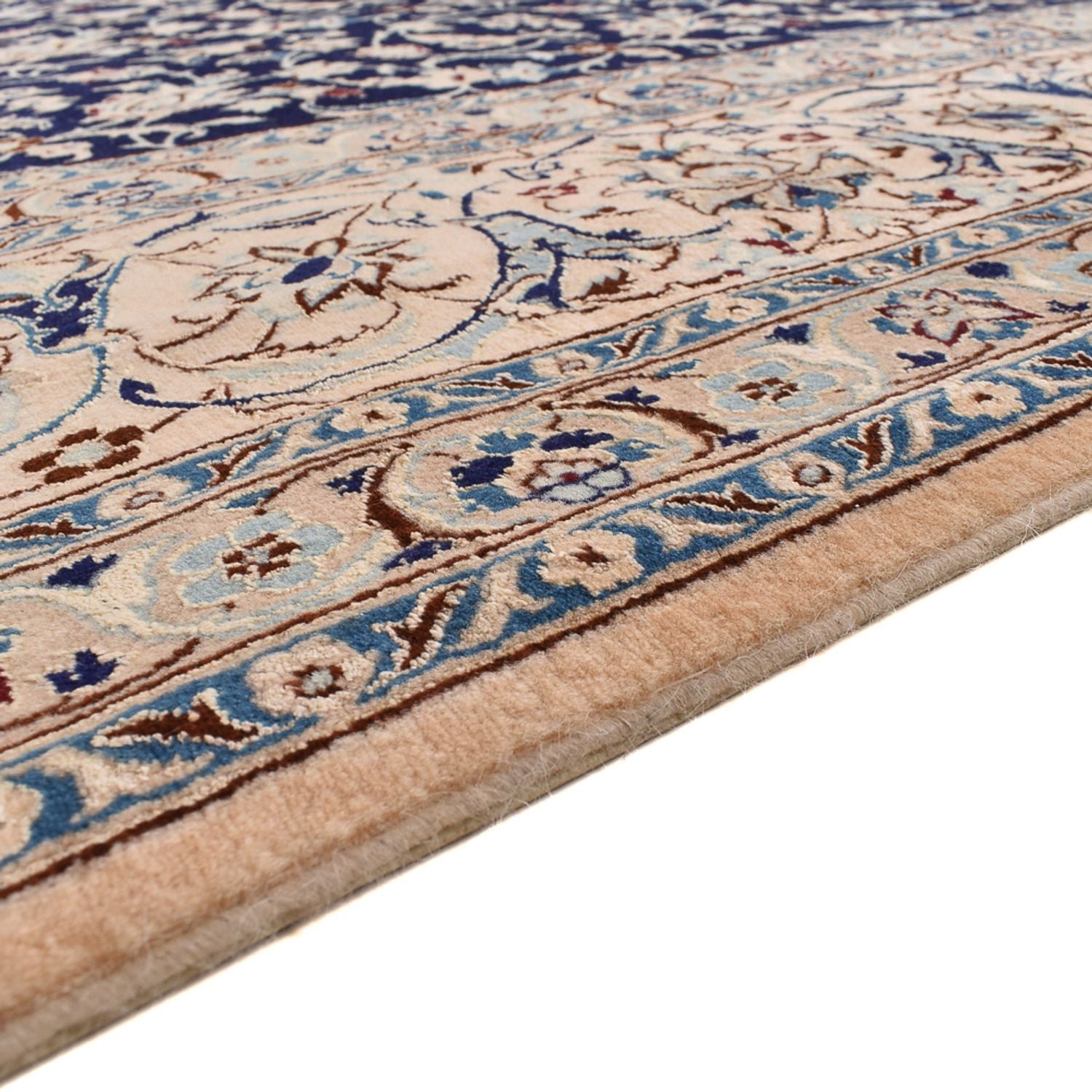 Tappeto Persero - Nain - Premio - 351 x 253 cm - blu scuro