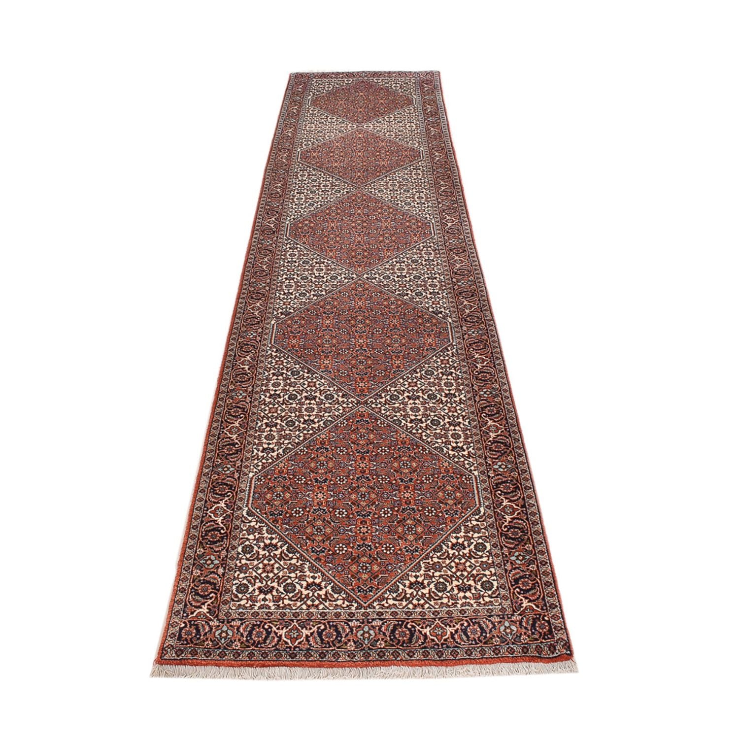 Tappeto corsia Tappeto Persero - Bidjar - 377 x 83 cm - ruggine
