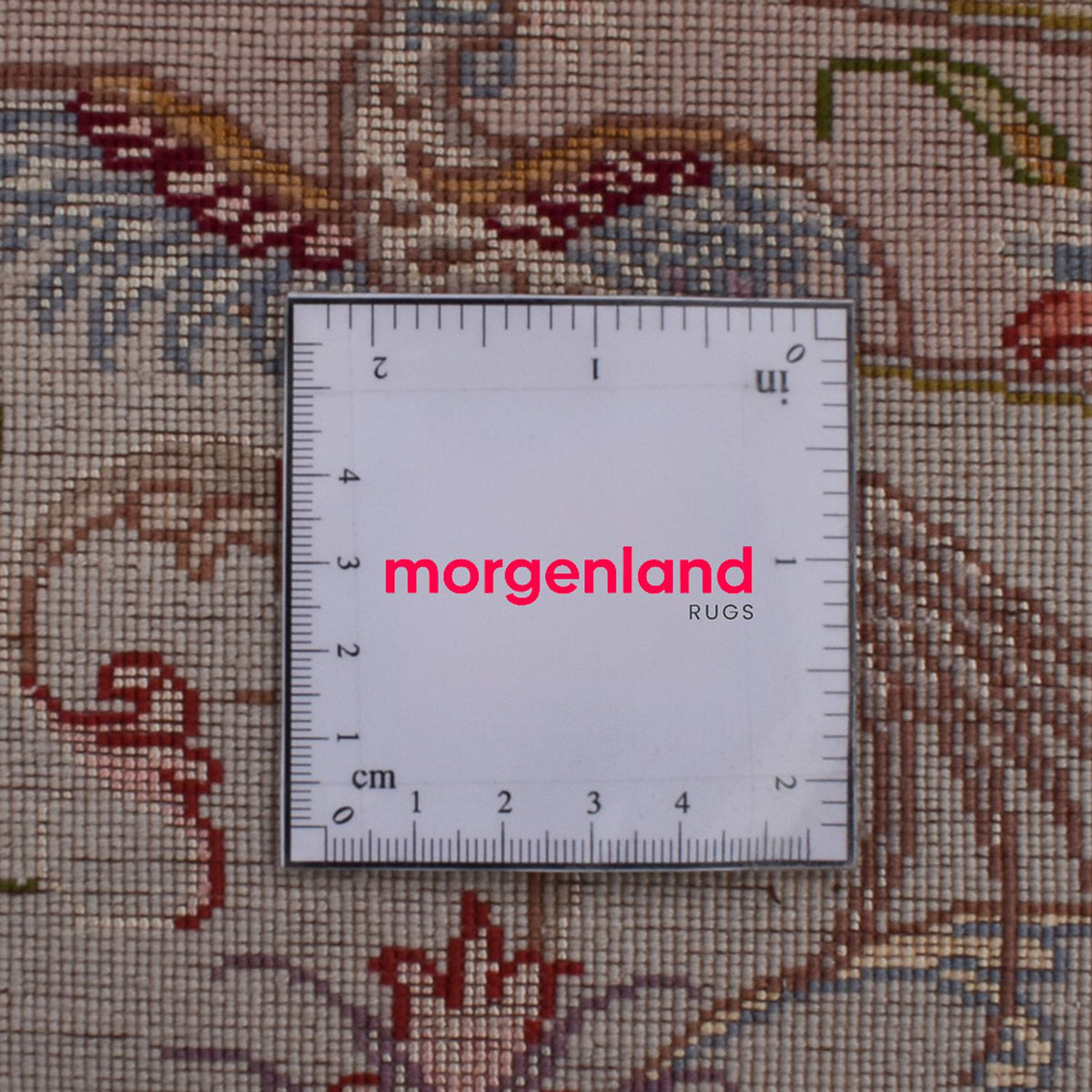 Tappeto Persero - Tabriz - Reale rotondo  - 245 x 245 cm - rosso