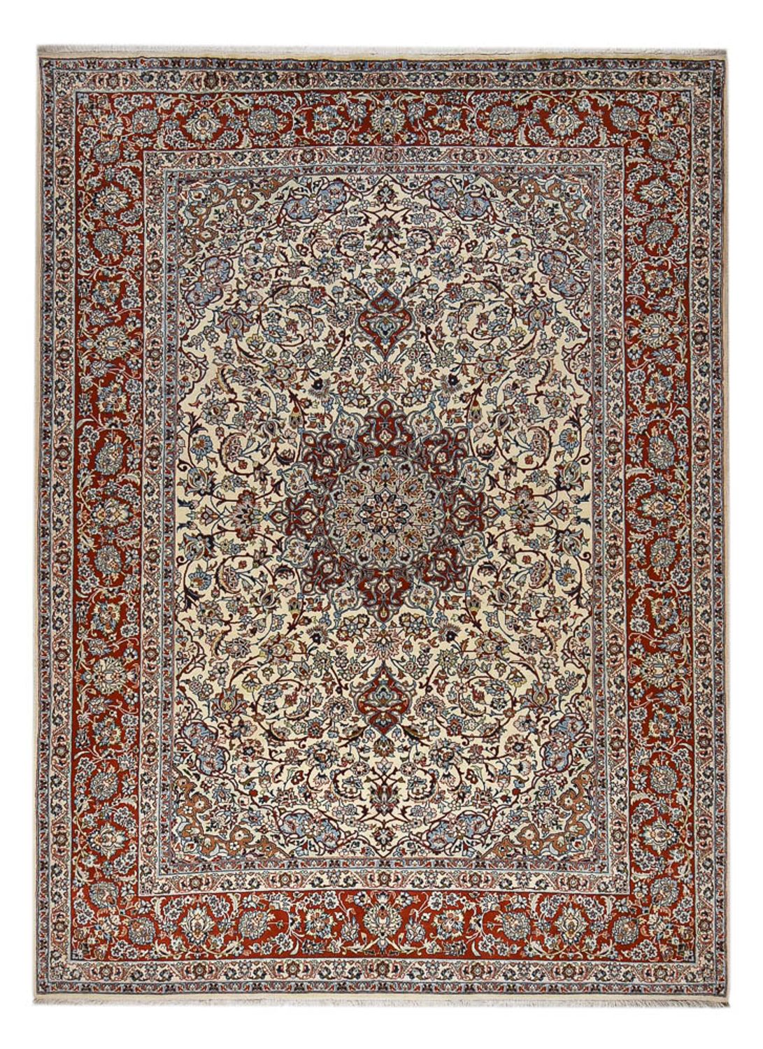Tappeto Persero - Keshan - 356 x 259 cm - ruggine