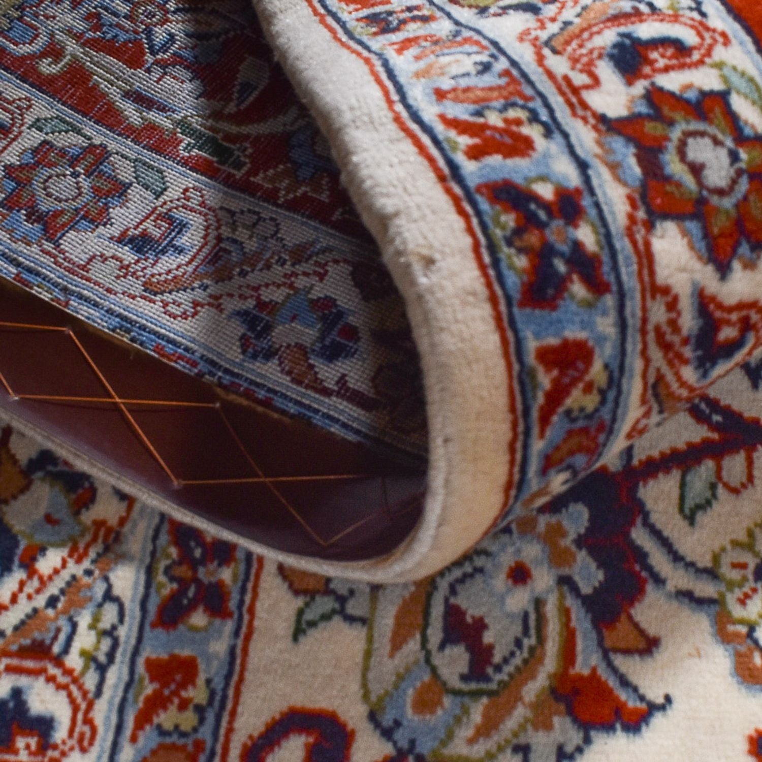Tappeto Persero - Keshan - 356 x 259 cm - ruggine