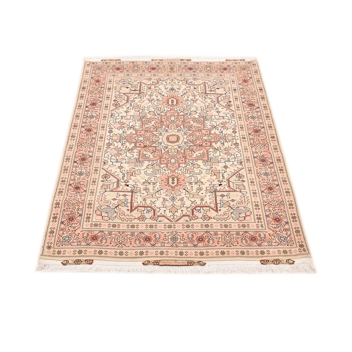 Tappeto Persero - Tabriz - Reale - 151 x 106 cm - beige chiaro