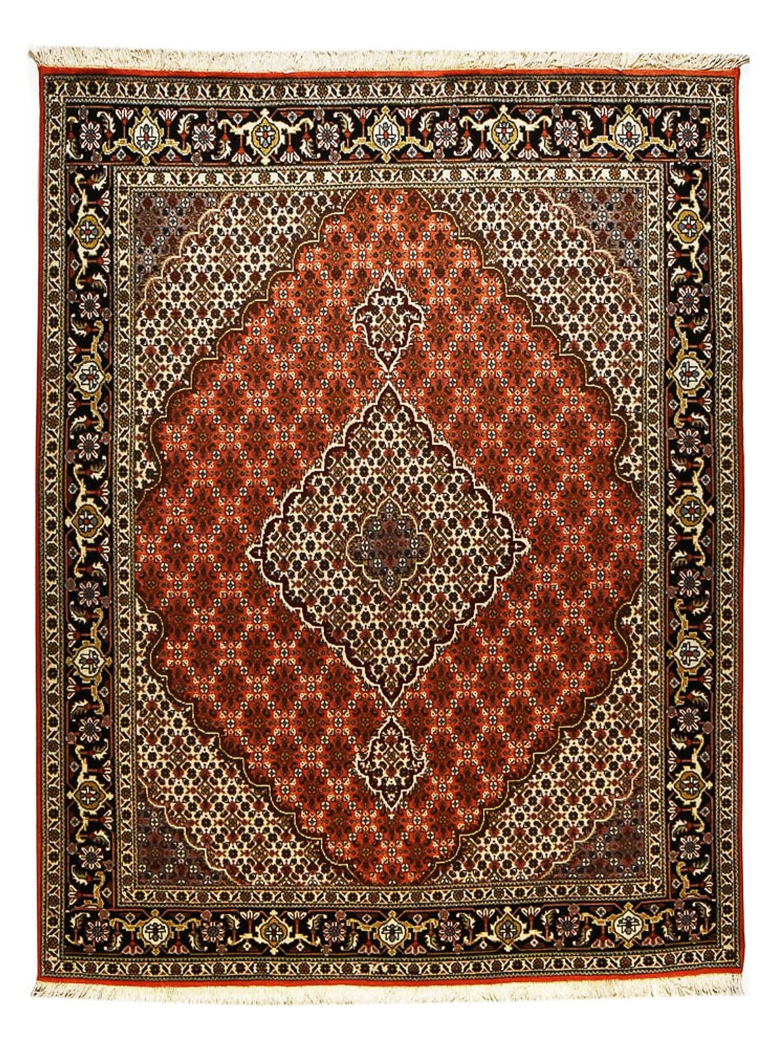 Tappeto Persero - Tabriz - Reale - 194 x 153 cm - rosso