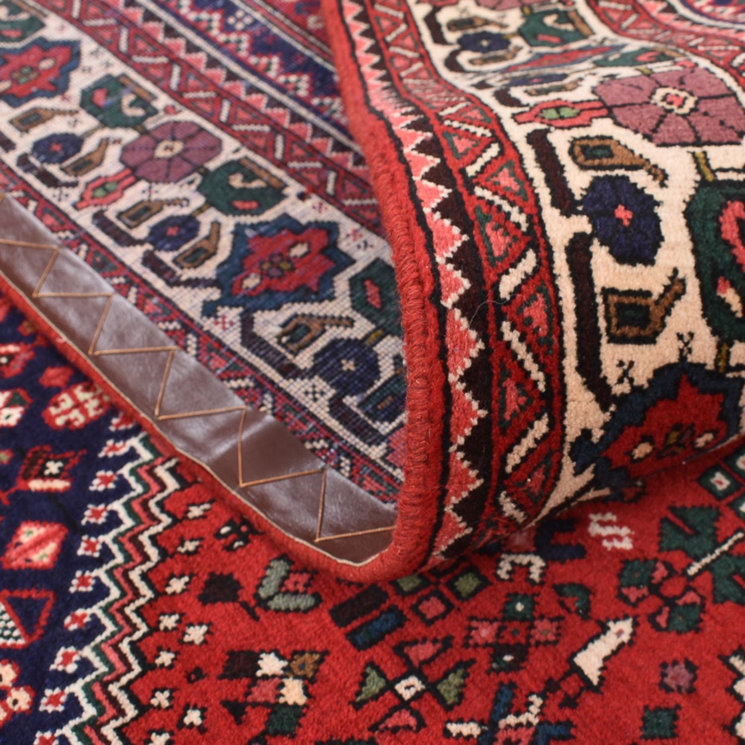 Tappeto Persero - Nomade quadrato  - 198 x 198 cm - rosso