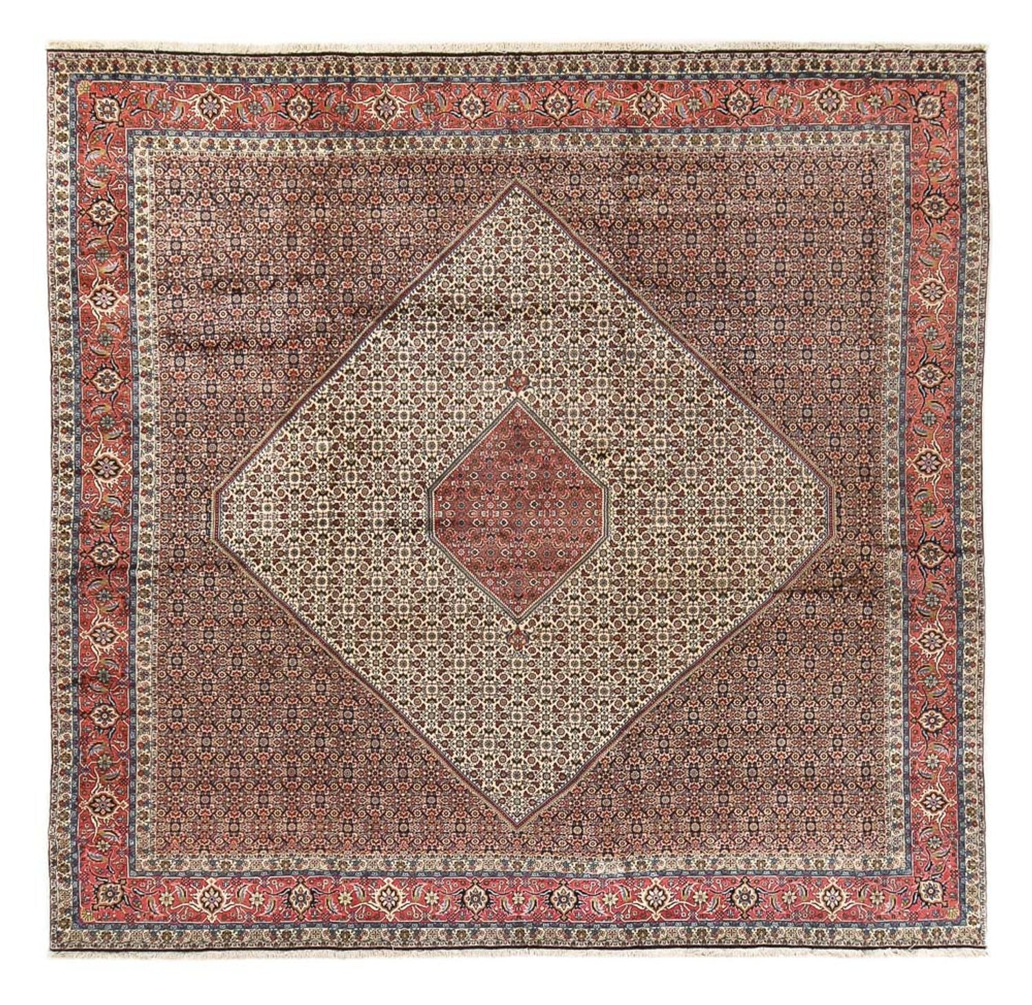 Tappeto Persero - Bidjar quadrato  - 400 x 400 cm - ruggine