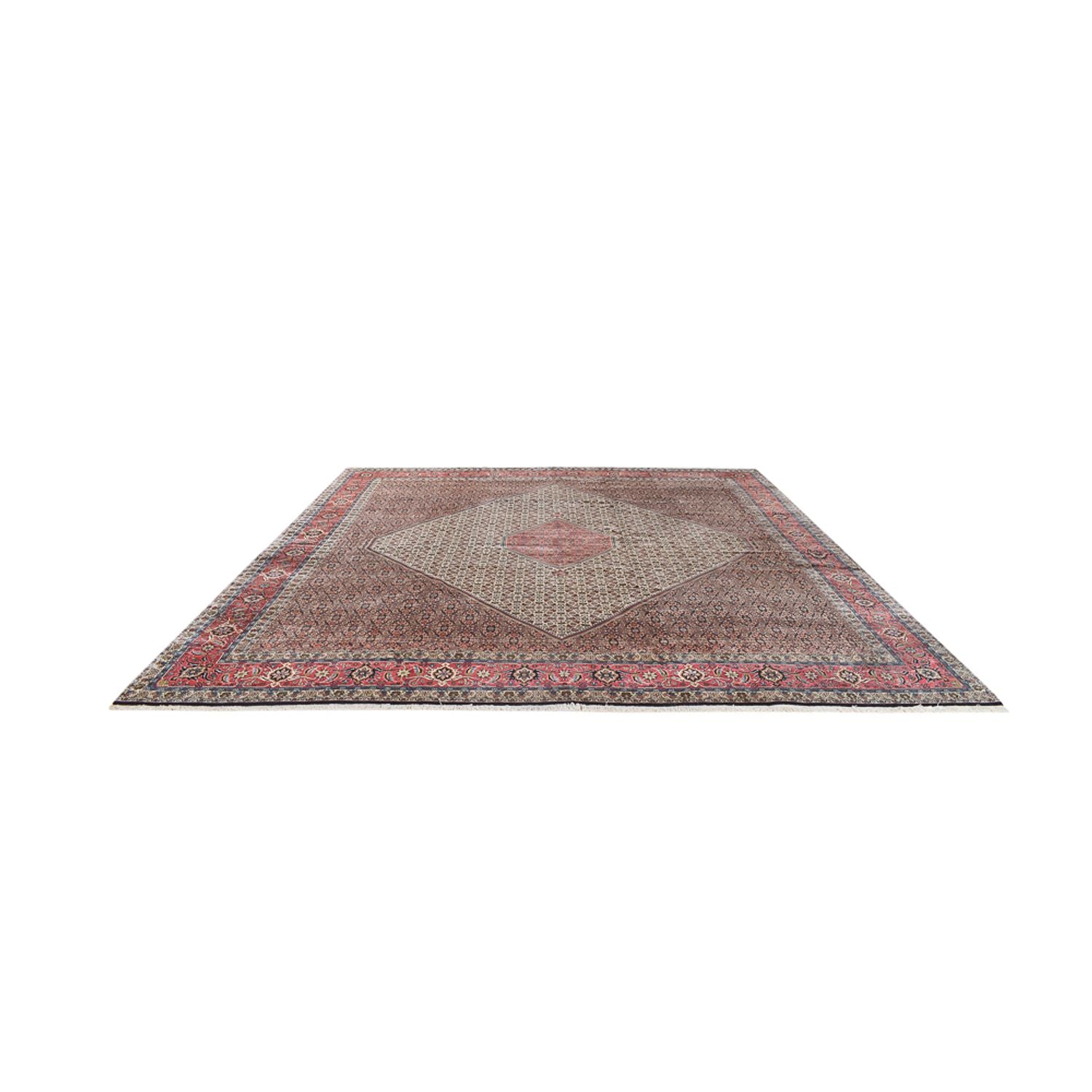 Tappeto Persero - Bidjar quadrato  - 400 x 400 cm - ruggine