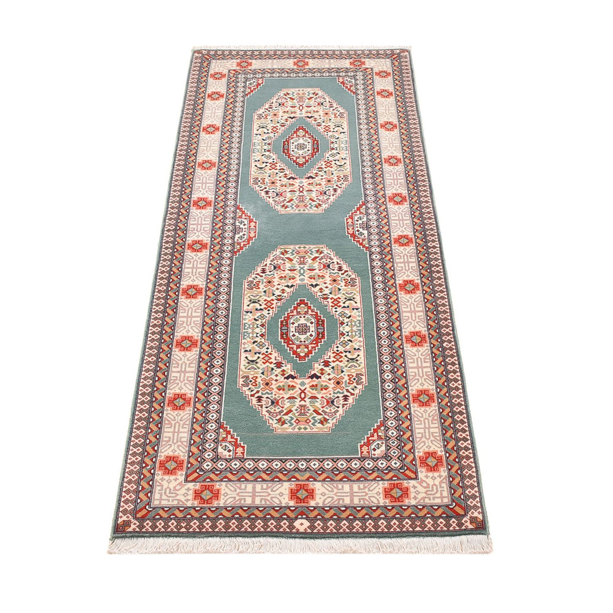 Tappeto corsia Tappeto Persero - Tabriz - Reale - 190 x 75 cm - multicolore