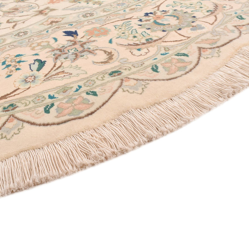 Tappeto Persero - Tabriz - Reale rotondo  - 200 x 200 cm - sabbia