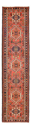 Qaraja Tappeto 73x288cm - Tappeto persiano - Passatoia / Rosso chiaro / 73 x 288 cm Passatoia