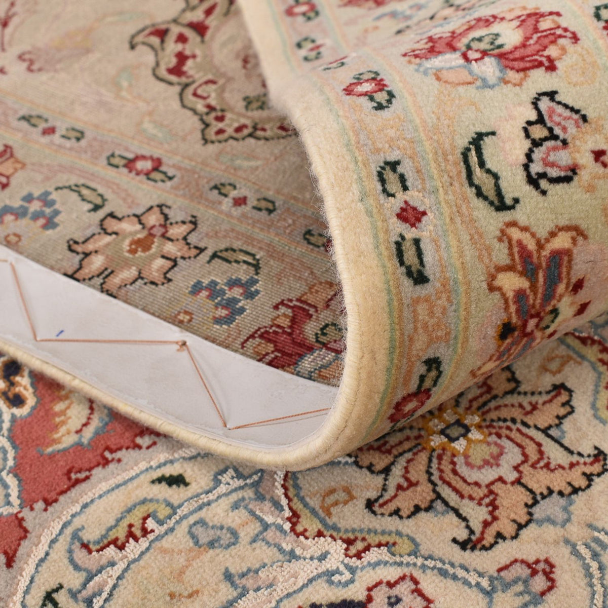 Tappeto Persero - Tabriz - Reale - 349 x 298 cm - beige