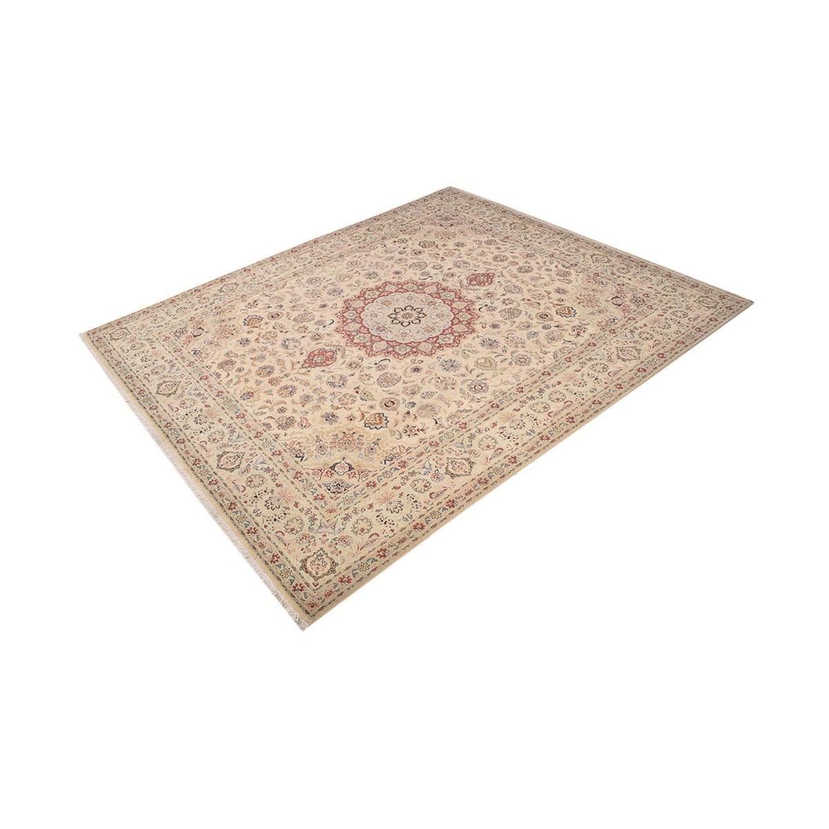 Tappeto Persero - Tabriz - Reale - 349 x 298 cm - beige