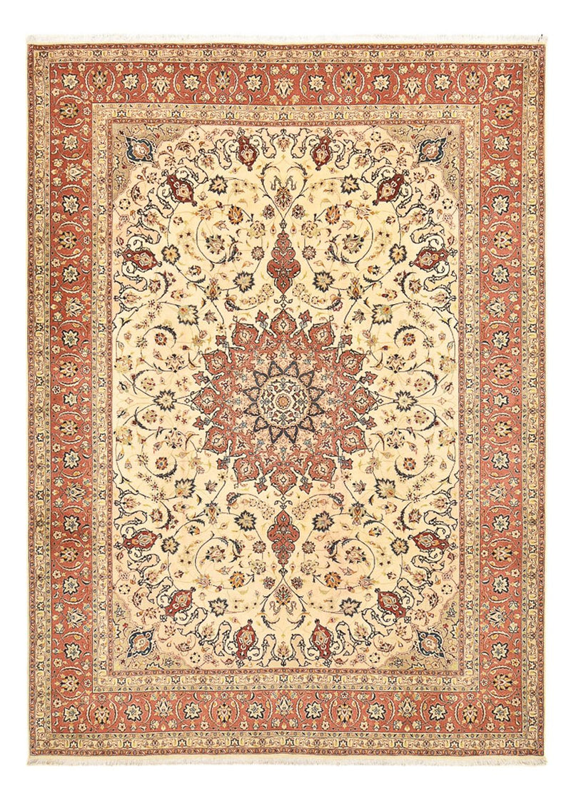 Tappeto Persero - Tabriz - Reale - 358 x 250 cm - beige chiaro