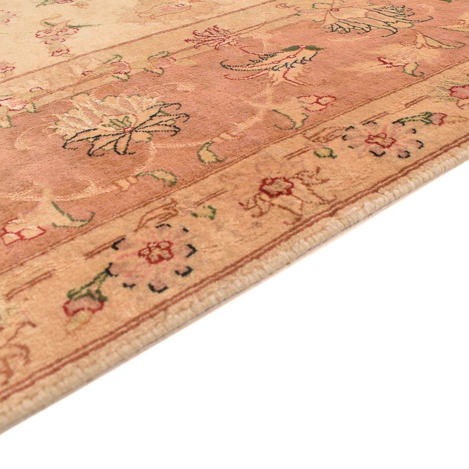 Tappeto Persero - Tabriz - Reale quadrato  - 207 x 202 cm - beige chiaro