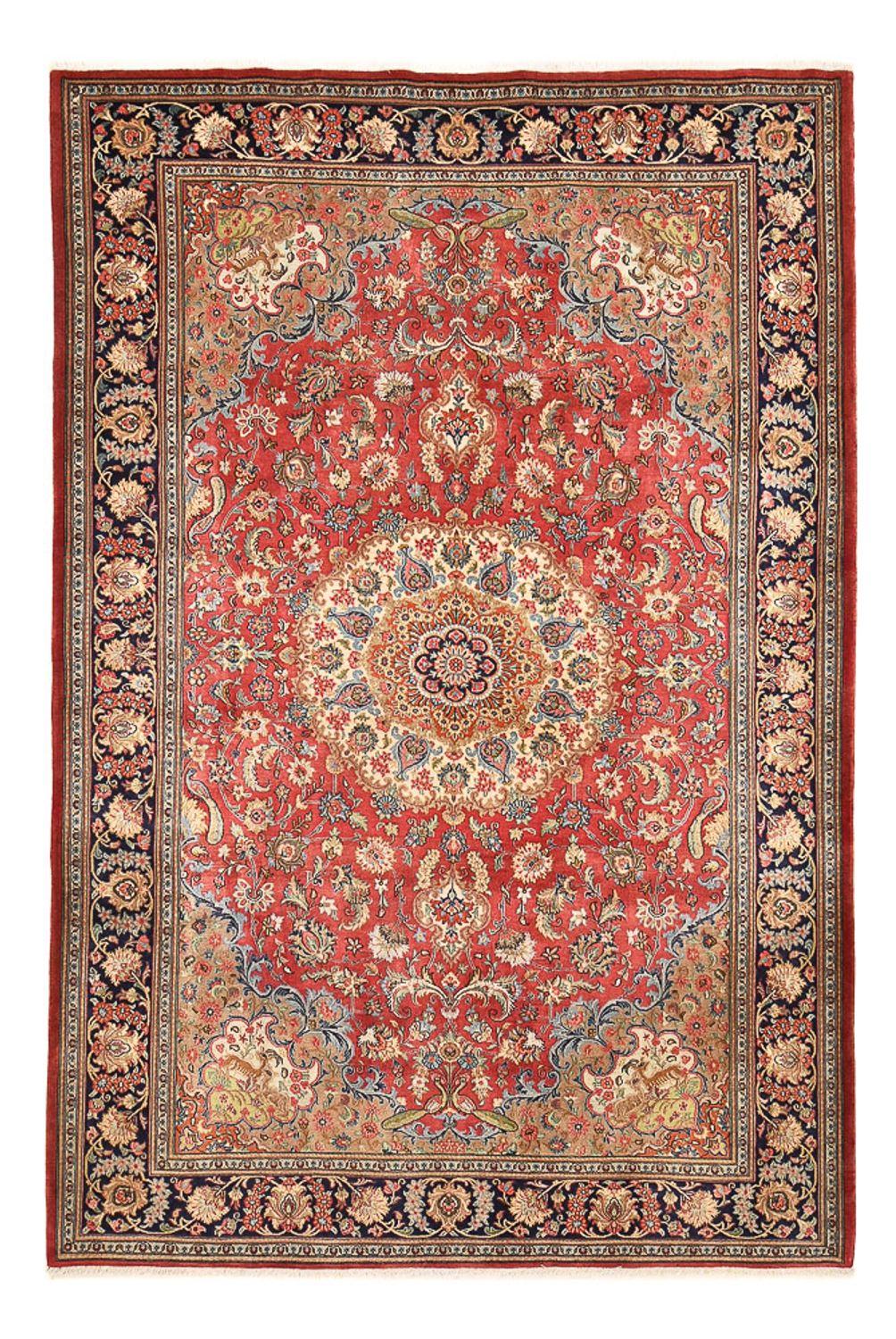 Tappeto Persero - Ghom - 308 x 200 cm - rosso