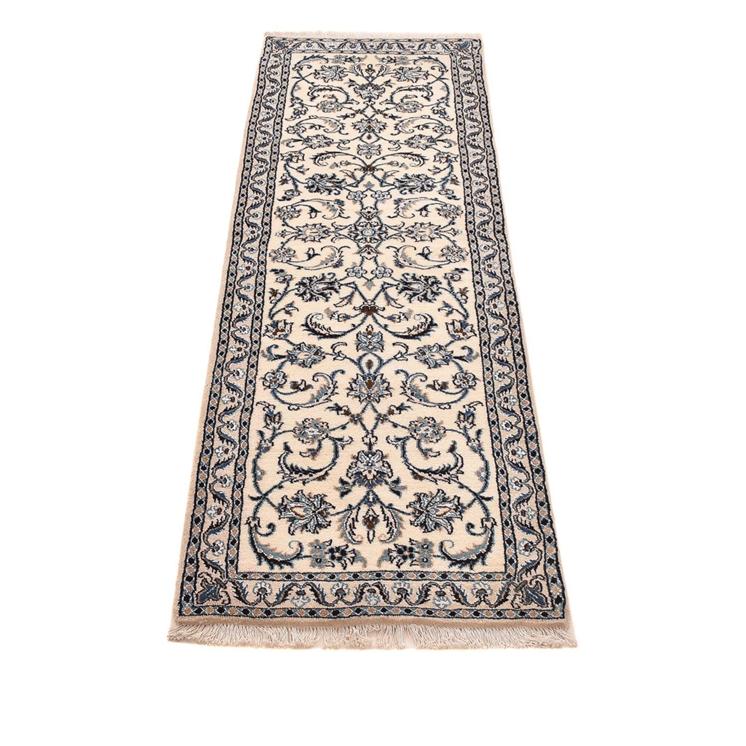 Tappeto corsia Tappeto Persero - Nain - Reale - 195 x 59 cm - crema