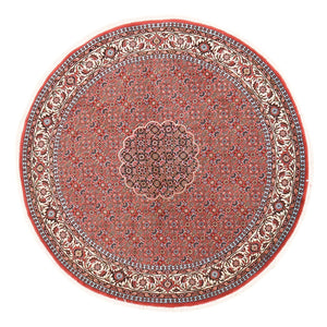 Tappeto Persero - Bidjar rotondo  - 150 x 150 cm - ruggine