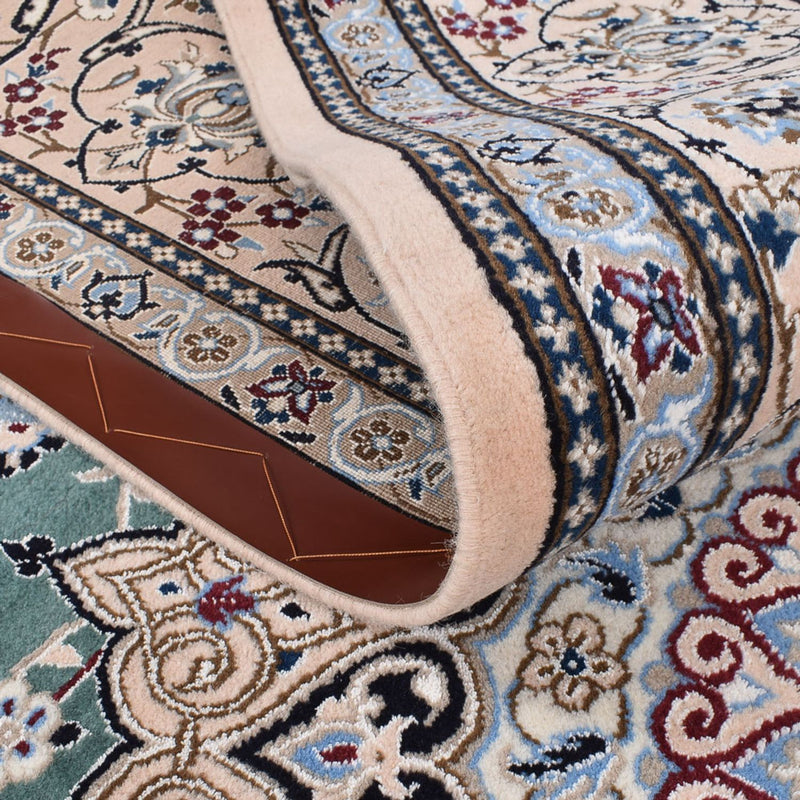 Tappeto Persero - Nain - Reale - 353 x 242 cm - verde chiaro