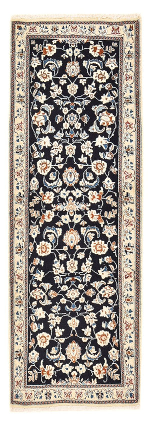 Tappeto corsia Tappeto Persero - Nain - Reale - 180 x 68 cm - blu scuro