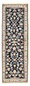 Tappeto corsia Tappeto Persero - Nain - Reale - 180 x 68 cm - blu scuro