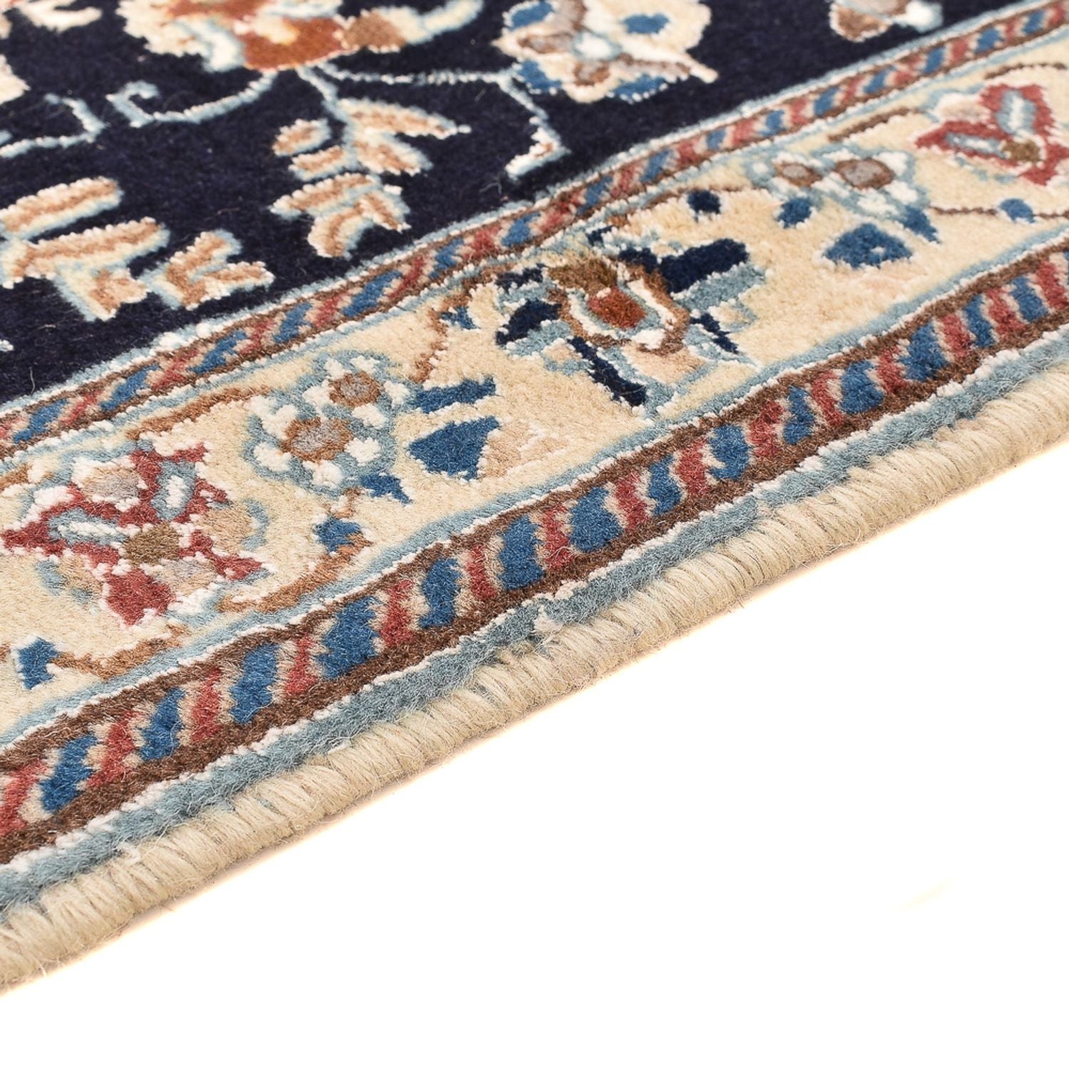 Tappeto corsia Tappeto Persero - Nain - Reale - 180 x 68 cm - blu scuro